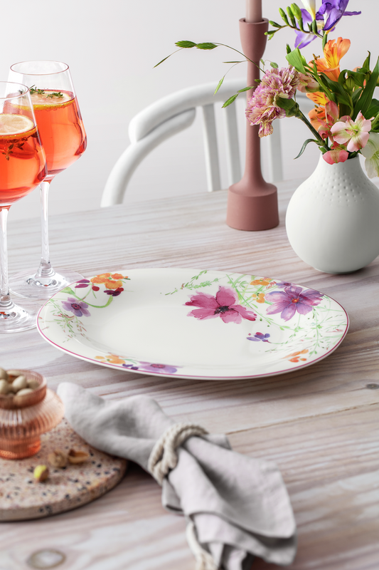 1041002611 Mariefleur Basic, oval flat dinner plate