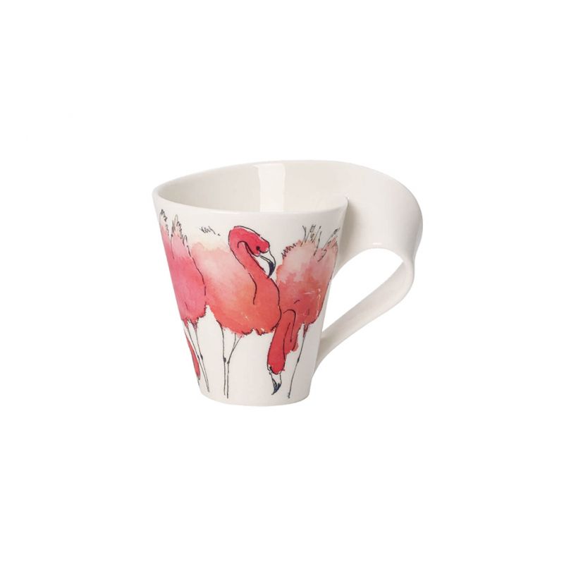 1041559100 New Wave Caffè Rosa Flamingo, mug with handle