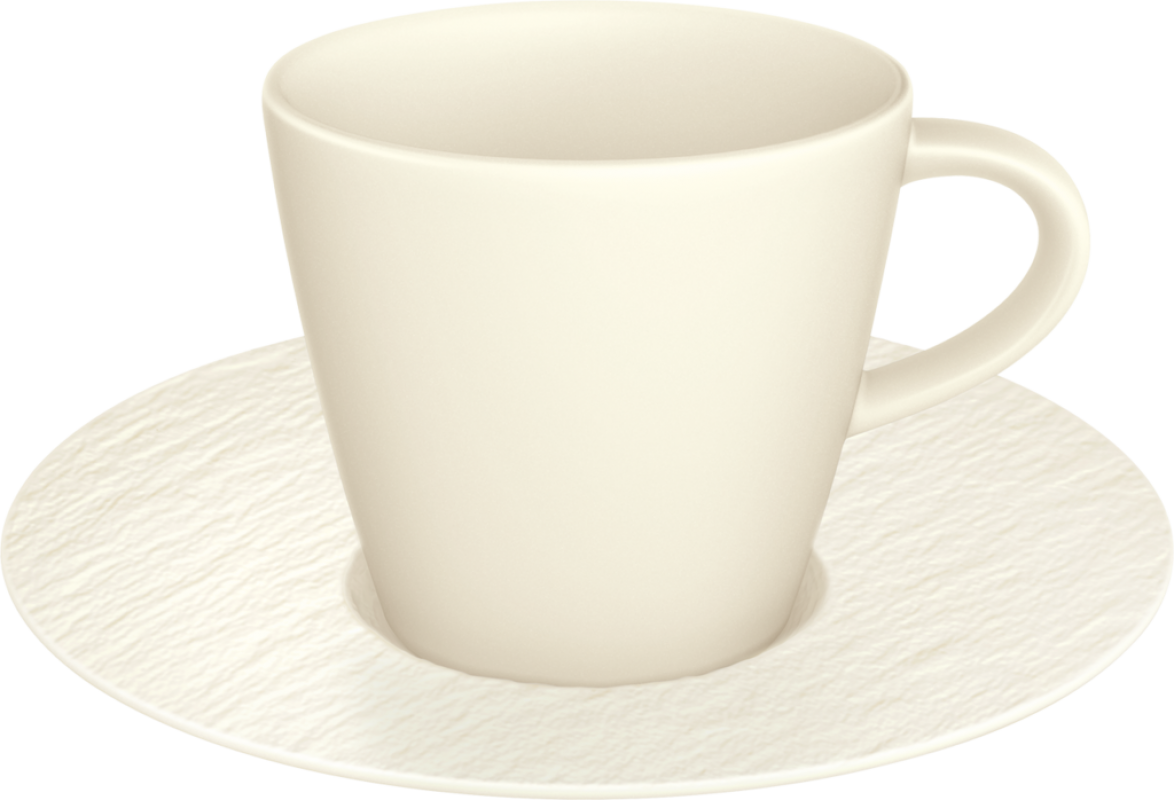 1042401411 Manufacture Rock Blanc, Mocha-/ Espresso Cup, 2 pieces