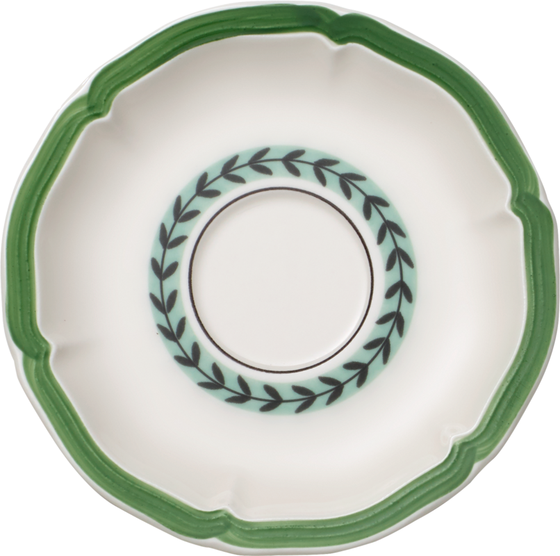 1042431250 French Garden Green Line, breakfast saucer