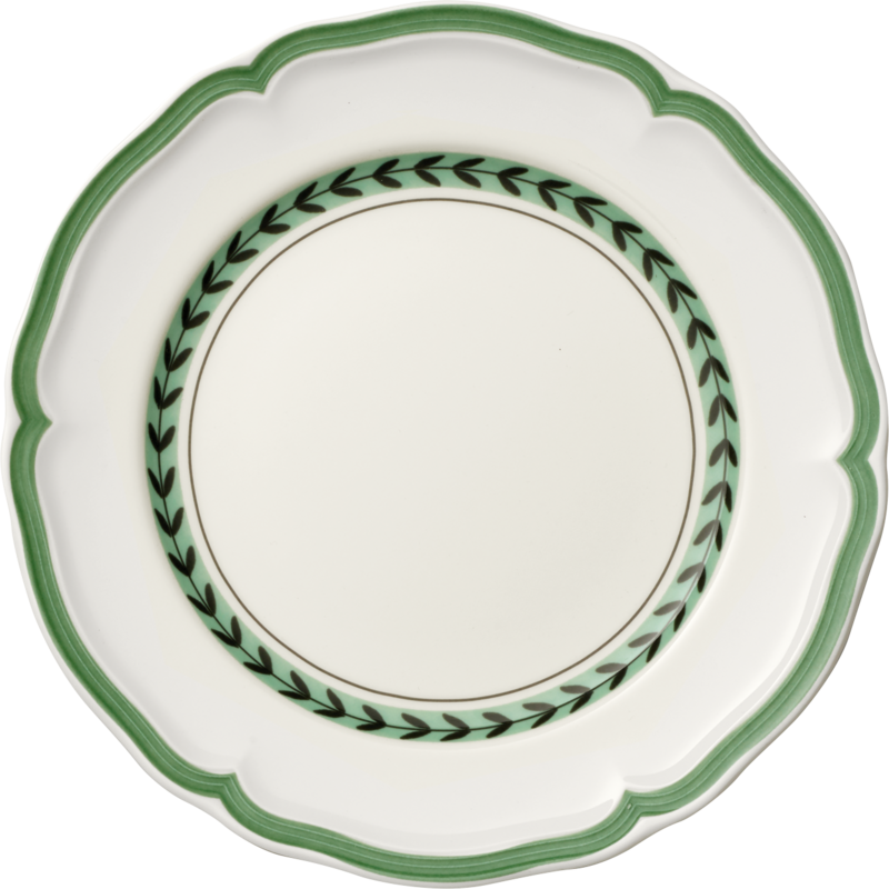1042432640 French Garden Green Line, breakfast plate