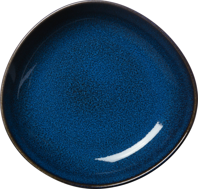 1042613810 Lave bleu, small flat bowl