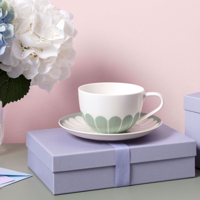 1045501250, Fleur Vert, Cappuccino - Saucer