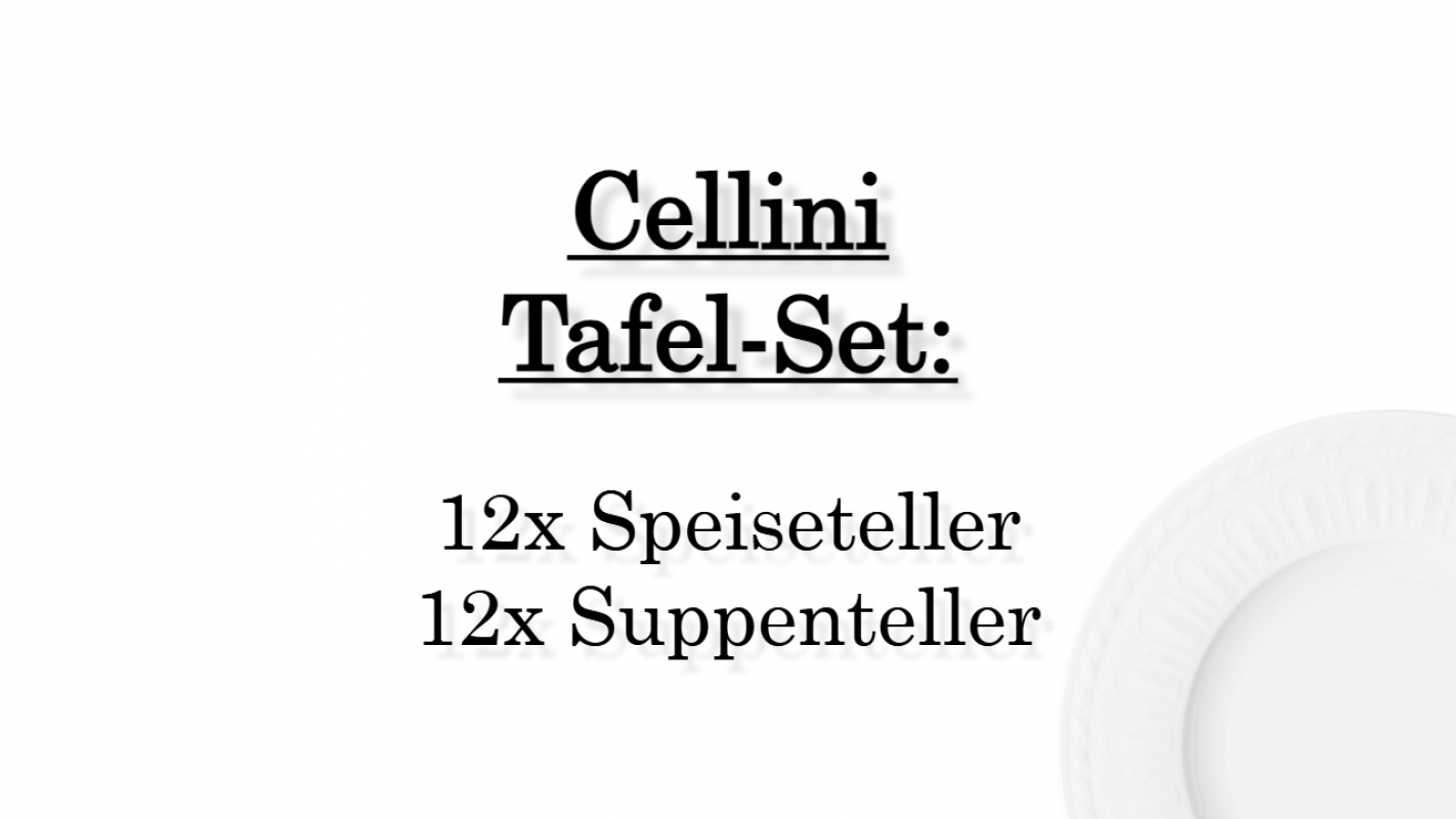 1046004004 Cellini, dinner set, 12 persons