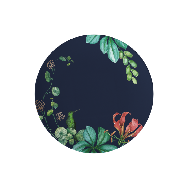 1046552641 Avarua, dessert/breakfast plate 2, blue