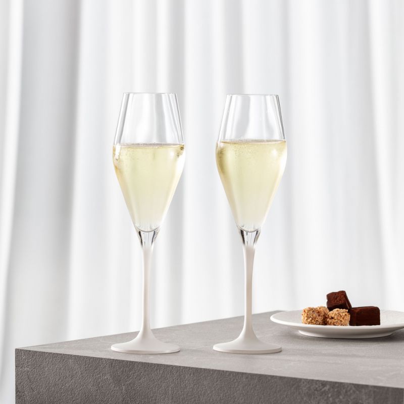 1137998131 Manufacture Rock blanc Champagne glass set 4 pcs