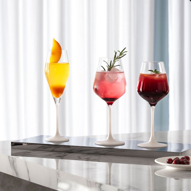 1137998131 Manufacture Rock blanc Champagne glass set 4 pcs