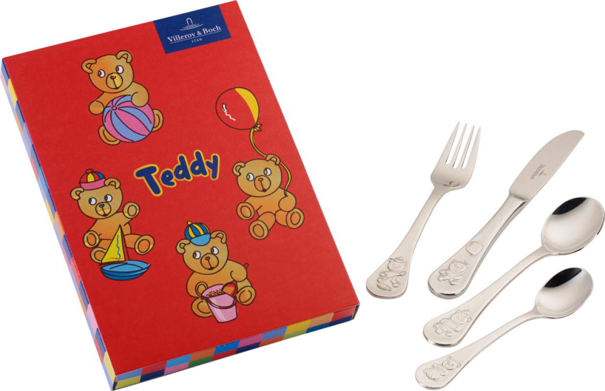 1263192091, Villeroy & Boch, Teddy, Kinderbesteck 4tlg.