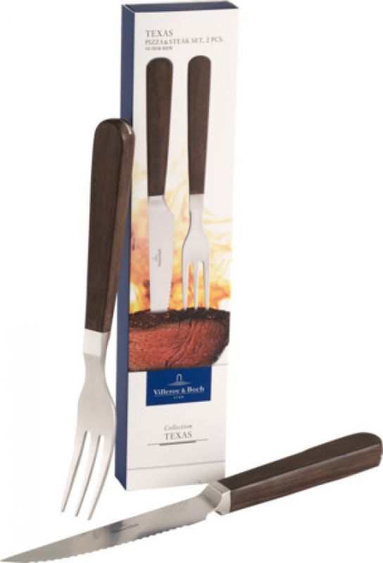 1270169375, Villeroy & Boch, Texas, pizza/steak cutlery set, 2 pieces