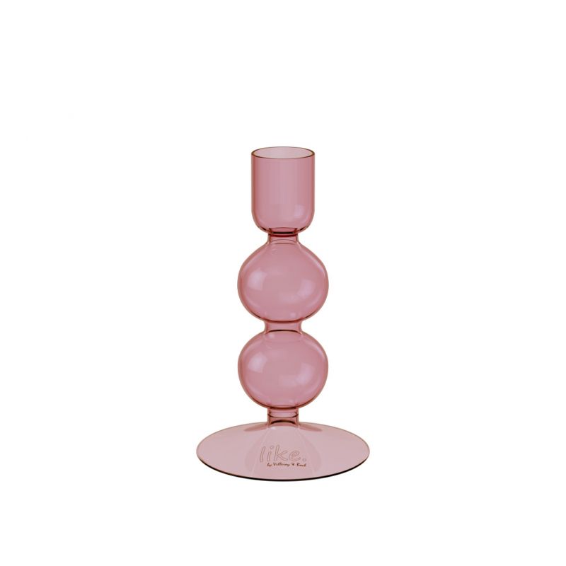 1953035434 Like Home, candle holder Bubble grape 13.5 cm