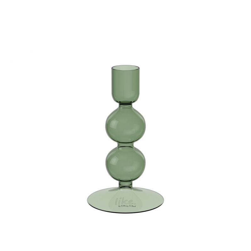 1953035436 Like Home, candle holder Bubble sage 13.5 cm