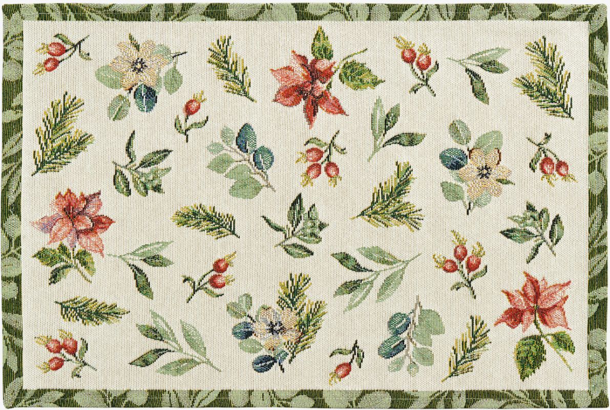 967164/40, Sander, X-Mas Greens placemat 32x48
