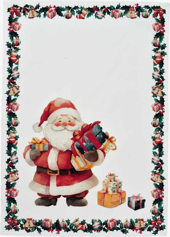 98369340, Sander, Happy Santa Geschirrtuch 50x70 cm