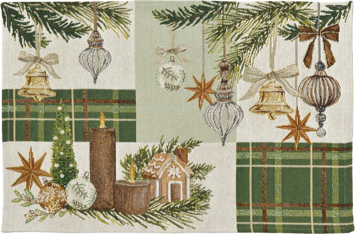 968264/40 Sander X Mas Dekor  Patch Tischset
