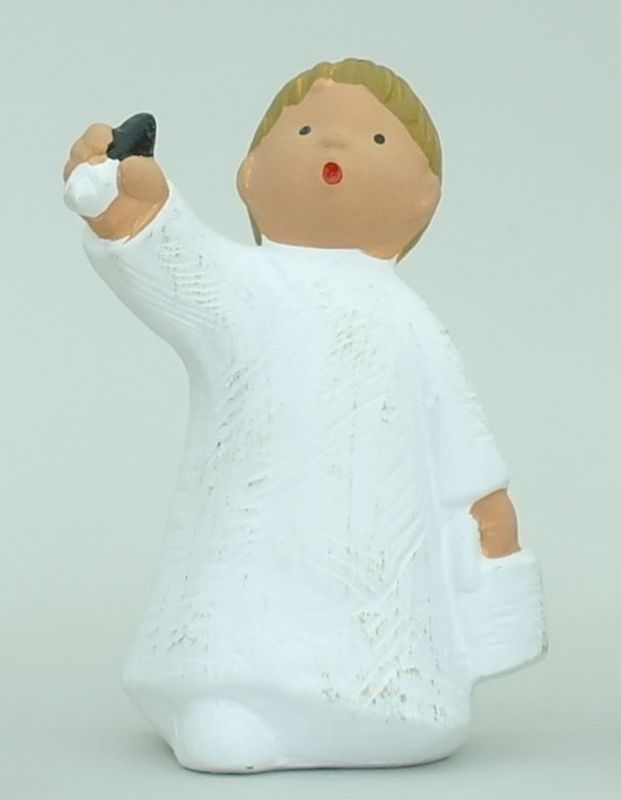 289600, Singer Angel,Karol painting - 13 cm