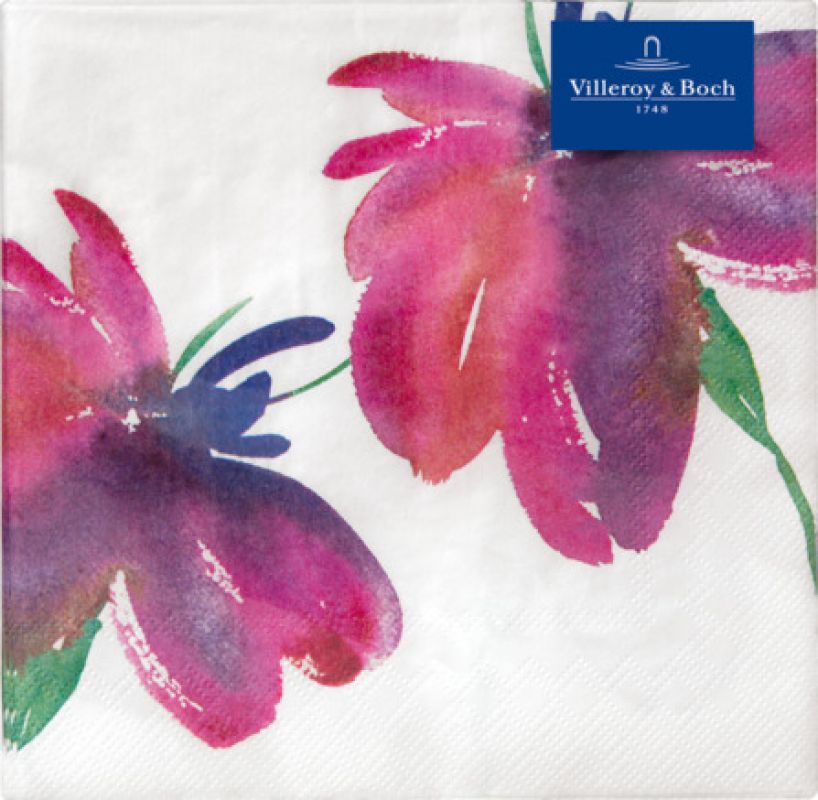 Paper Napkins Artesano Flower Art Lunch