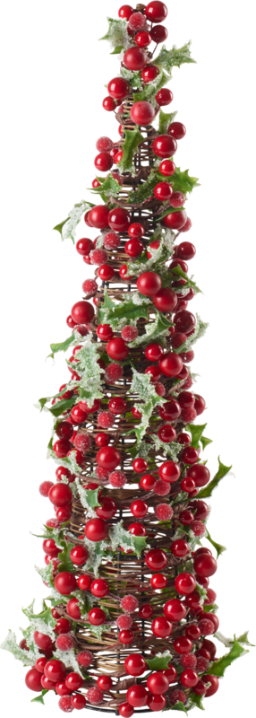 Winter collage accessories, berry tree M
