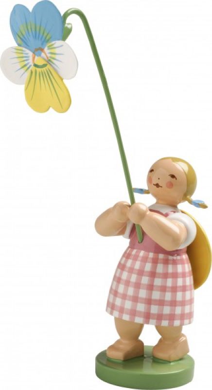 Wendt & Kühn, 5248/9 Girl with pansies
