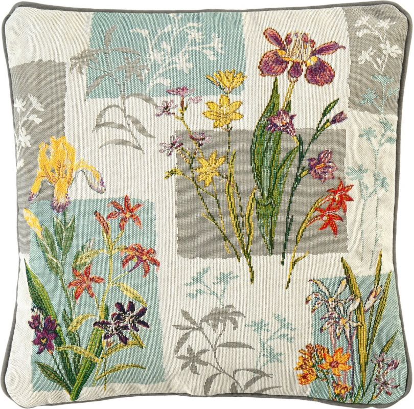 600386/40, Sander - Flowery Patch cushion filled 40 x 40