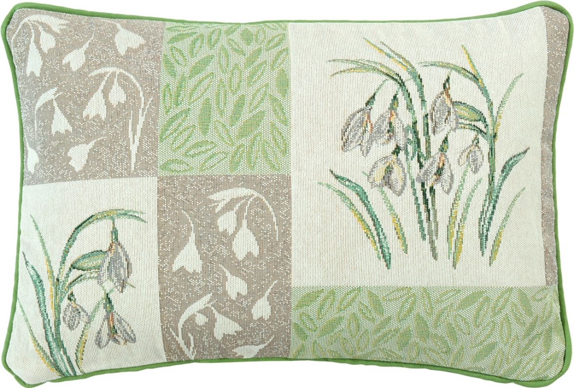 790185/40, Sander - Snowdrops cushion filled 32 x 48