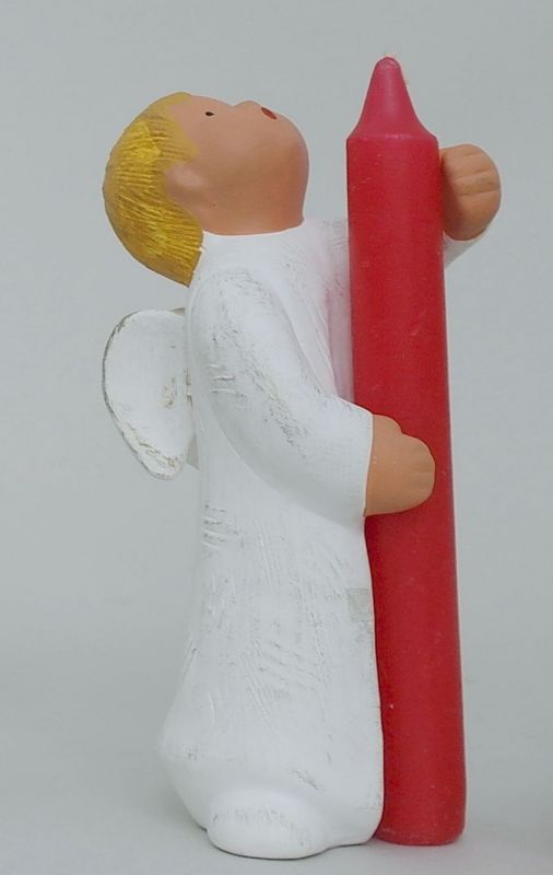 Singer Angel - Louis blowing candle holding - 17 cm