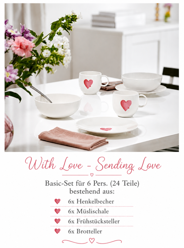 1016898002 With Love - Sending Love,, Basic-Set, 6 Personen