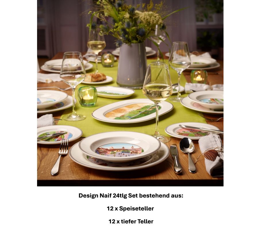 1023371003 Design Naif, dinner set, 12 persons