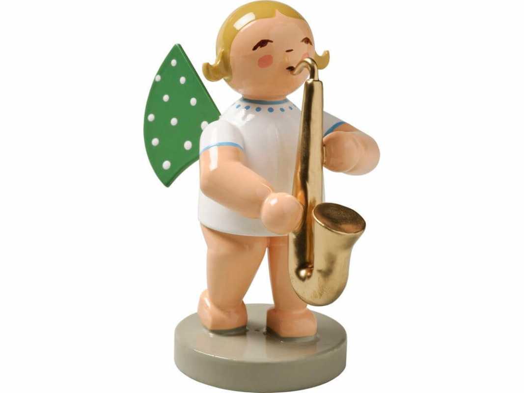 Wendt & Kühn, 650/54 Angel with saxophone