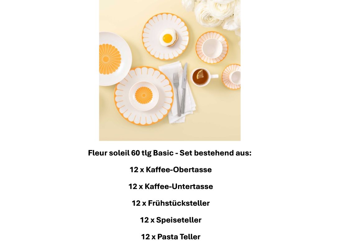 1045521002 Fleur soleil, Basic-Set, 12 Personen