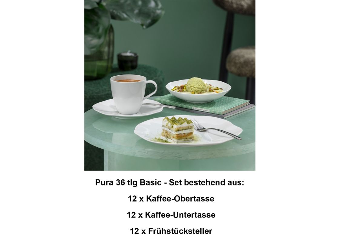 1044661005 Pura, Kaffee-Set 12 Pers.