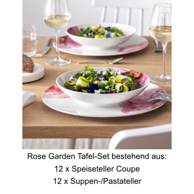 Villeroy & Boch, Rose Garden, Tafel-Set 12 Pers.