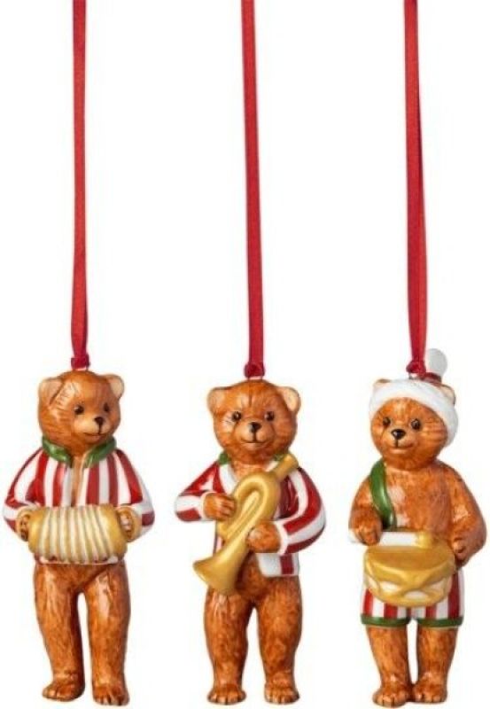 1483316695,  Villeroy & Boch, Nostalgic Ornaments, Teddy, 3tlg.