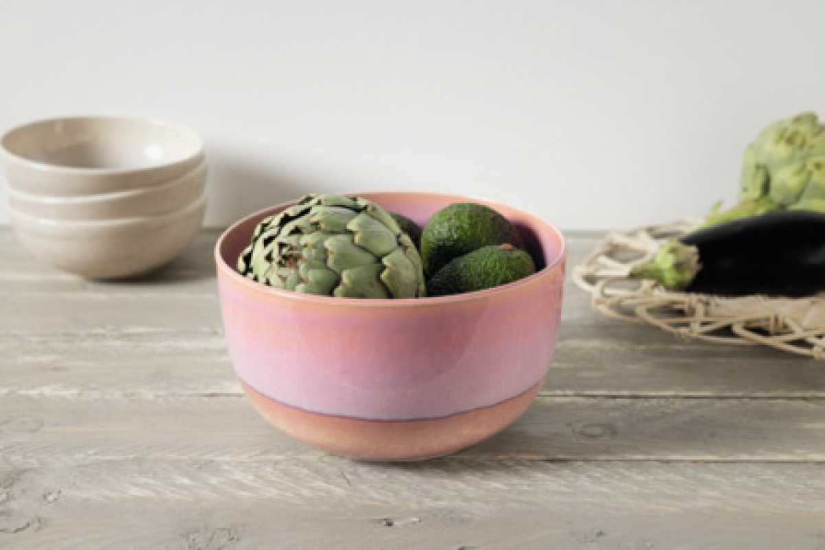 Villeroy & Boch, Perlemor Coral, Bowl round, 22 cm
