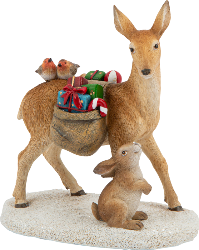 Villeroy & Boch, Winter Collage Accessoires, Reh mit Geschenken