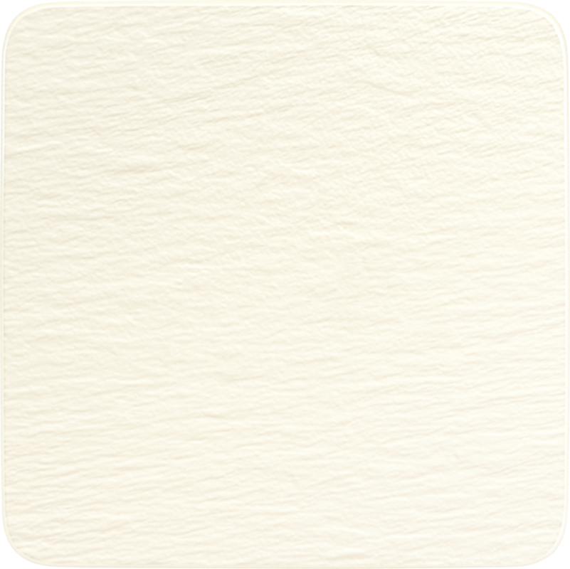 1042402680 Manufacture Rock blanc, Square Serving Platter/ Gourmet Plate