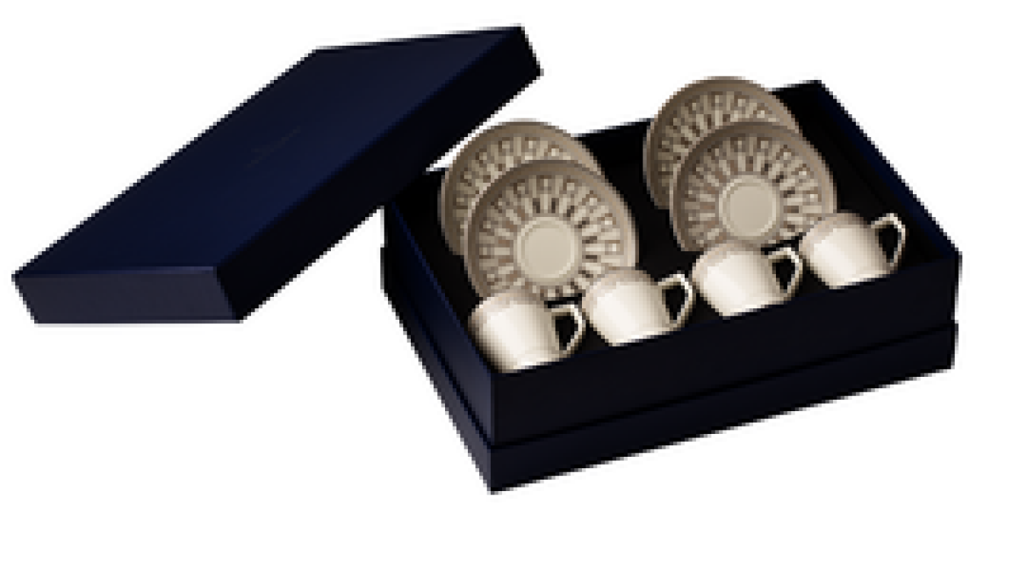 Villeroy & Boch, La Classica Contura, espresso set, 8 pieces