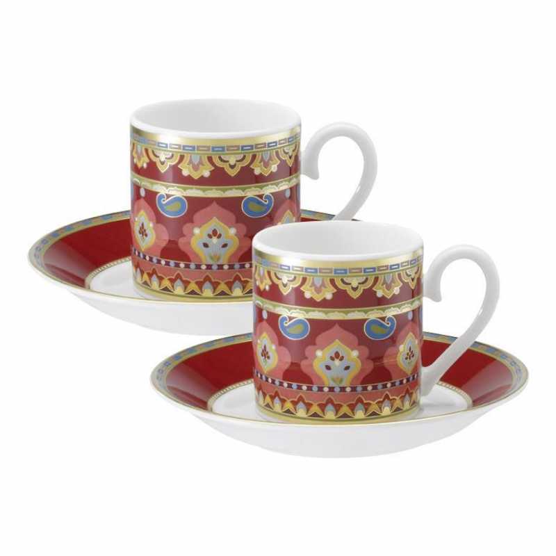 Villeroy & Boch, Samarkand Rubin, Espresso Set 4pcs.