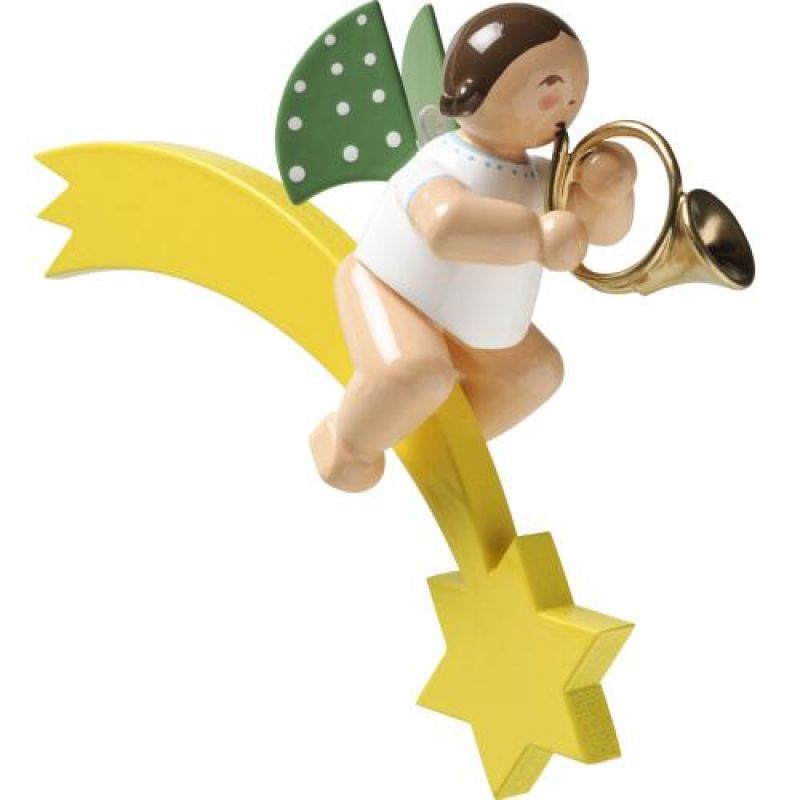 Wendt & Kühn, 650/70/17 Engel mit Waldhorn, auf Komet