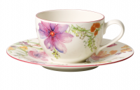 Villeroy & Boch, Mariefleur Basic, Kaffeetasse mit Untertasse, 2tlg