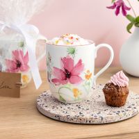 1041001630 Mariefleur Basic, Latte Macchiato Becher, 0,48l