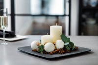 1042392680 Manufacture Rock, serving plate square/gourmet plate