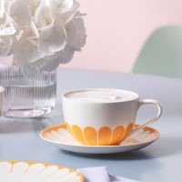 1045521250, Fleur soleil, Cappuccino - Untertasse