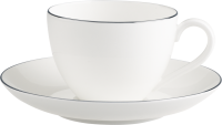 Villeroy & Boch, Anmut Platinum No.1, Kaffeetasse mit Untertasse, 2 tlg.