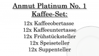 Villeroy & Boch, Anmut Platinum No.1, Basic-Set 12 Pers.
