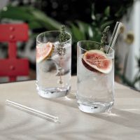 Villeroy & Boch, Purismo Bar, Glas-Trinkhalm kurz, Set 4 tlg.