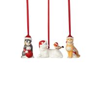 1483316694, Villeroy & Boch, Nostalgic Ornaments, cats, 3 pcs.