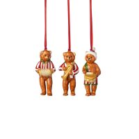 1483316695, Villeroy & Boch, Nostalgic Ornaments, Teddy, 3 pcs.