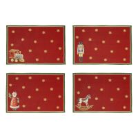 Toys Delight Tischset 4-teilig mit weihnachtlichen Motiven, 48 × 32 cm
