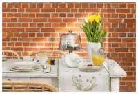 1486636120 Colourful Spring, tapestry placemat, snowdrops