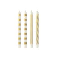 1486777432, Villeroy & Boch, Christmas Chic, Stabkerze weiss/gold